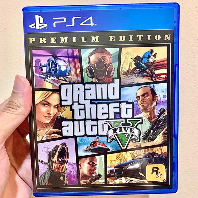 ART B38Q GTA V Premium edition Original Sony Playstation Kaset Ps4 Grand Theft auto 5 Ps 4 Game Gta5