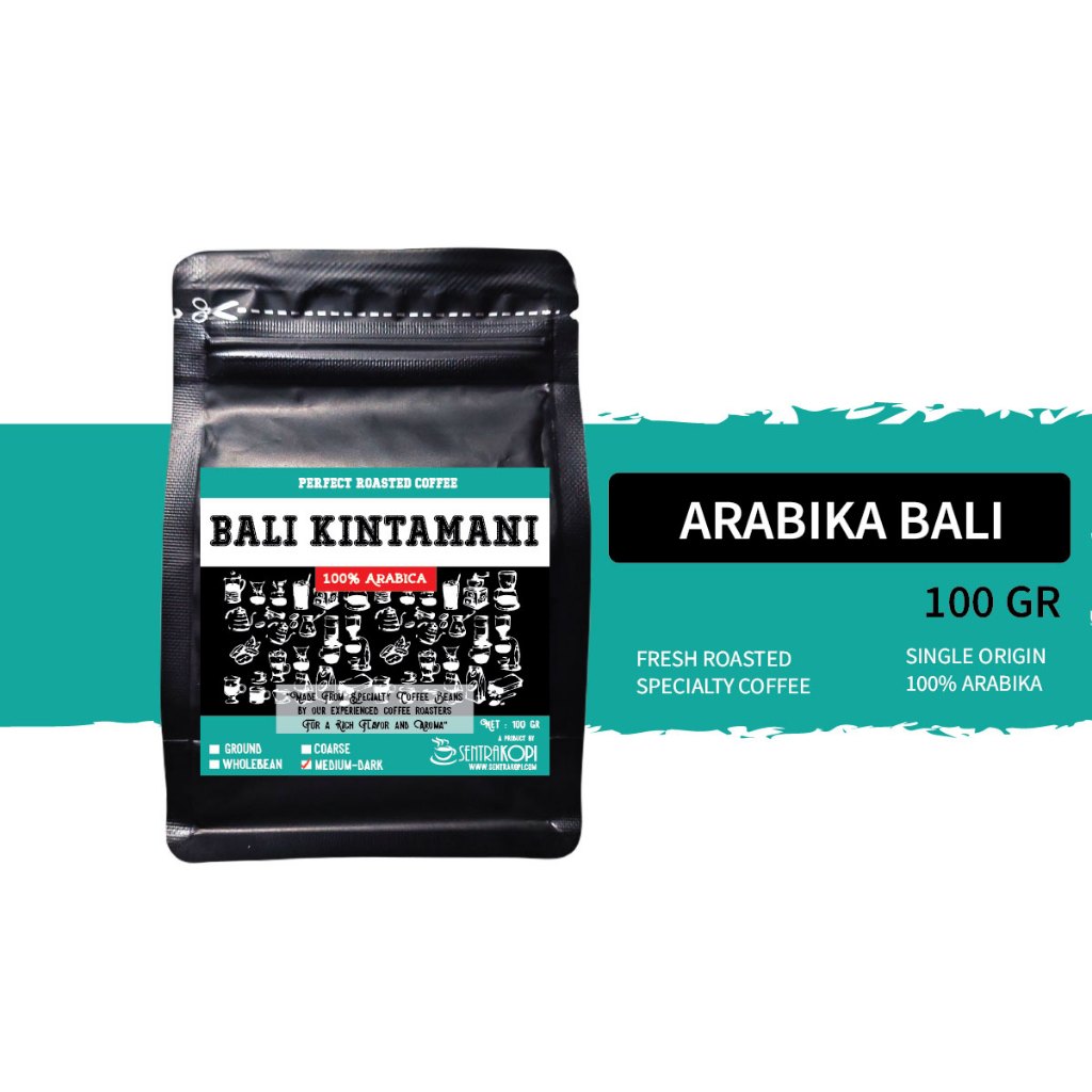 

Kopi Arabika Bali Kintamani 100 gram - Biji / Bubuk - Premium Arabica Coffee