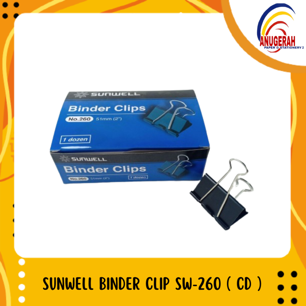 

SUNWELL BINDER CLIP SW-260 (LSN)