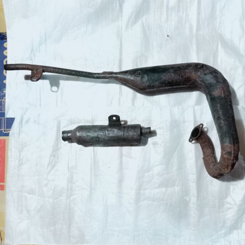 knalpot kenalpot Suzuki TS100 TS 100 N ER Oryginal second bekas