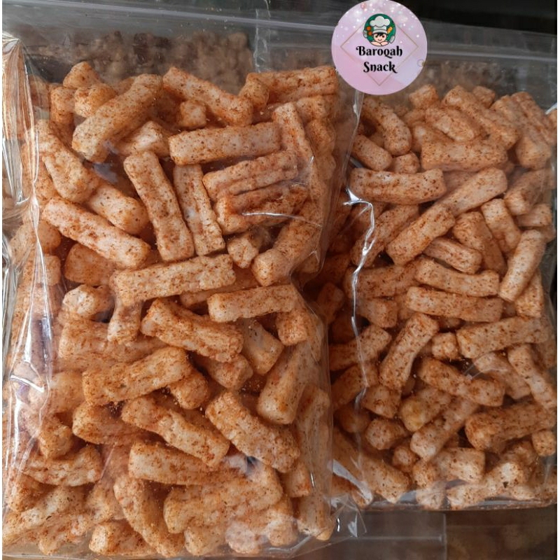 

KERUPUK STIK EBI PEDAS 140GR/KERUPUK SEBLAK STIK