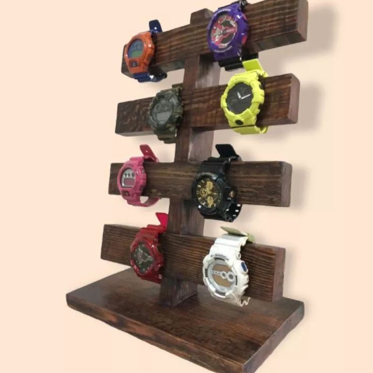 Ready Stok PAJANGAN JAM TANGAN STAND JAM DISPPLAY JAM RAK JAM TANGAN TEMPAT JAM WADAH JAM PENJANGGA 