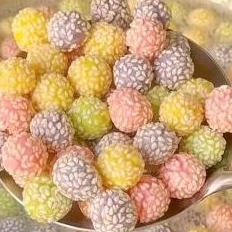 

keciput bulat warna warni 250gr/500gr/1kg