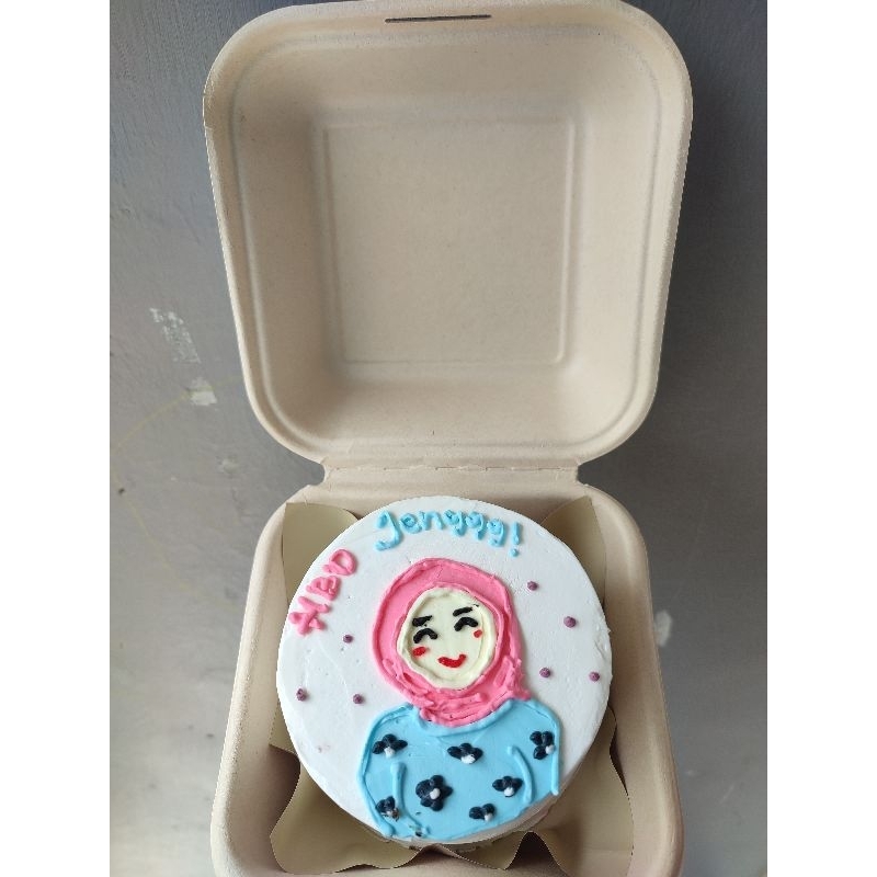 kue ulang tahun / birthday cake / mini cake / bento cake / korean bento cake / tart