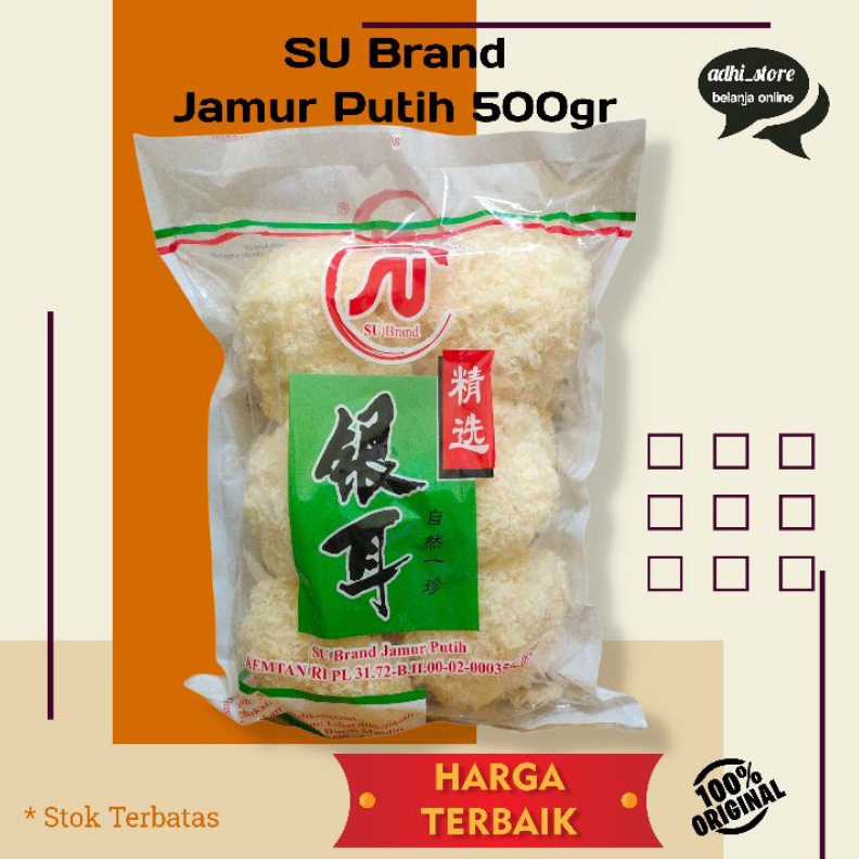 

Original SU brand Jamur Putih Jamur es white fungus 5gr