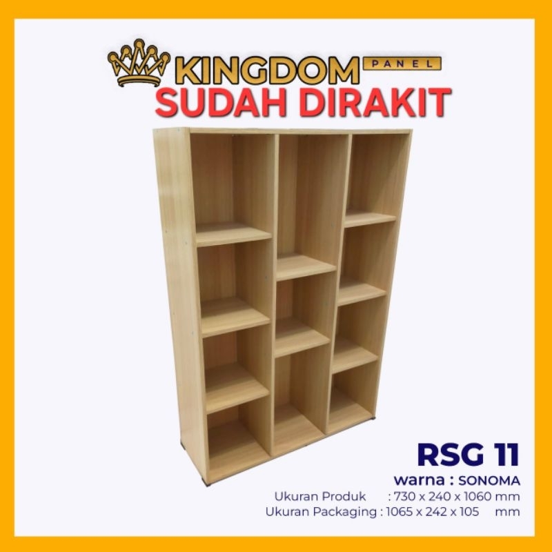 [[ PRODUK DIRAKIT ]] RAK BUKU SERBAGUNA SUDAH DIRAKIT SIAP PAKAI