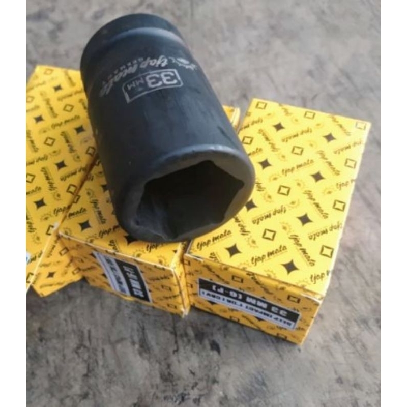 deep impact socket 1" DR 6PT MATA SOCK IMPACT 33mm tjap mata