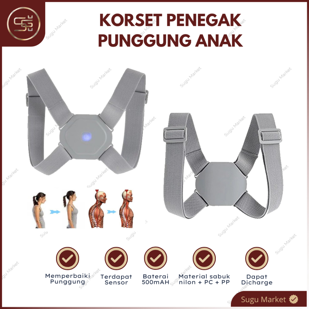Alat Penegak Punggung Alat Terapi Punggung Alat Penyanggang Punggung Bungkuk Korser Penegak Punggung