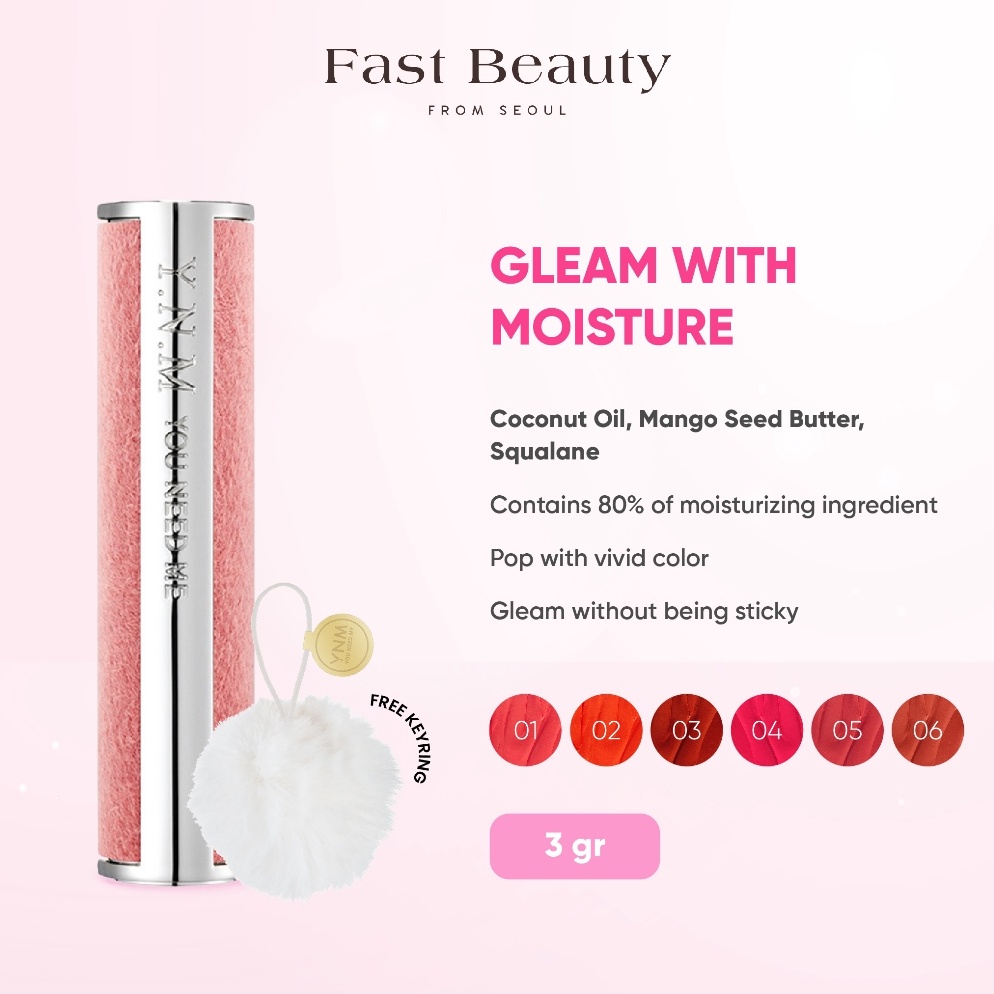 ART K83T YNM Candy Pop Glow Melting Balm FREE Key Ring