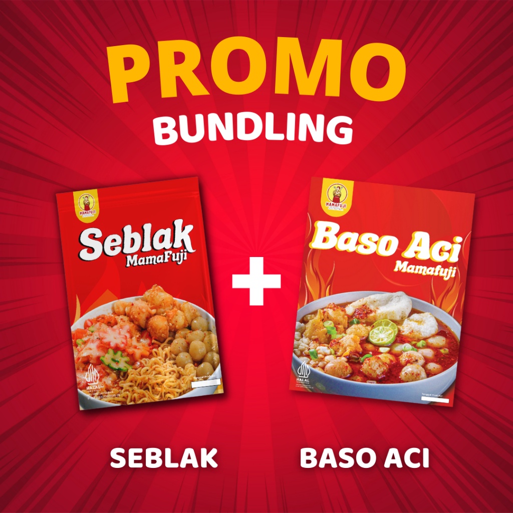 

Ready Stok Mamafuji PROMO BUNDLING SEBLAK BAKSO ACI buruan