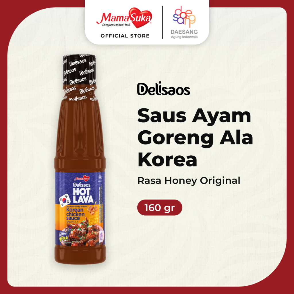 

MamaSuka - Delisaos Hot Lava Saus Ayam Goreng Ala Korea Honey Original 160 gr