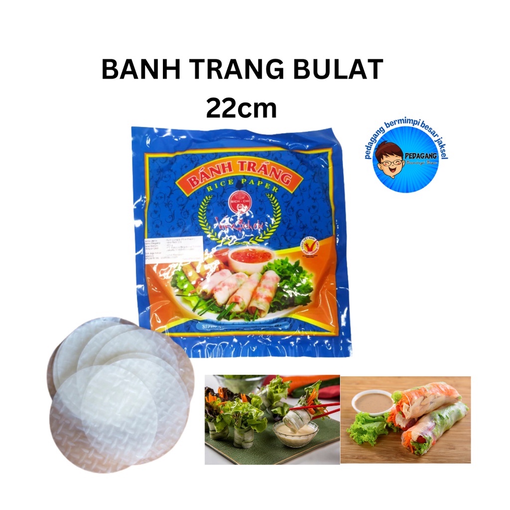 

COD RICE PAPER BANH TRANG BULAT 4GR