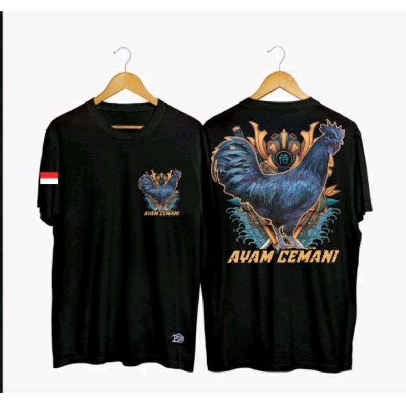 KAOS AYAM CEMANI AYAM HITAM