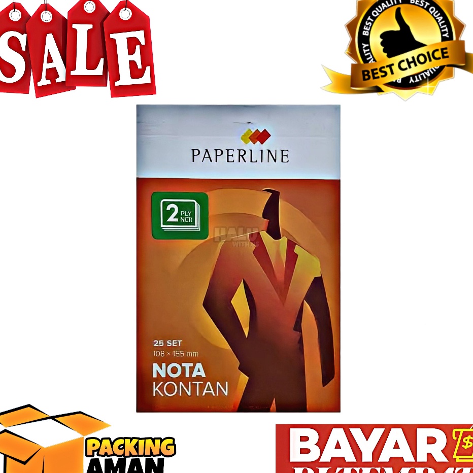 

PROMO MURAH BISA COD PROMO 1 Pcs Bon Nota Kontan PAPERLINE 2 Ply Rangkap 2 Rangkap Kecil