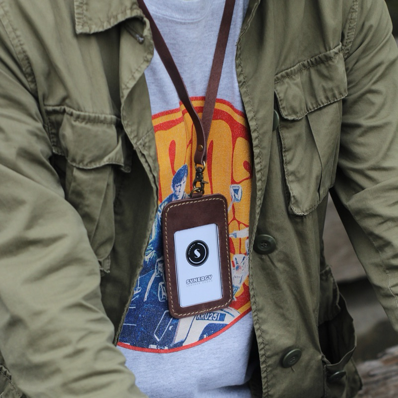 

ID Card Holder Kulit - Name Tag Kulit Asli - Gantungan ID Card