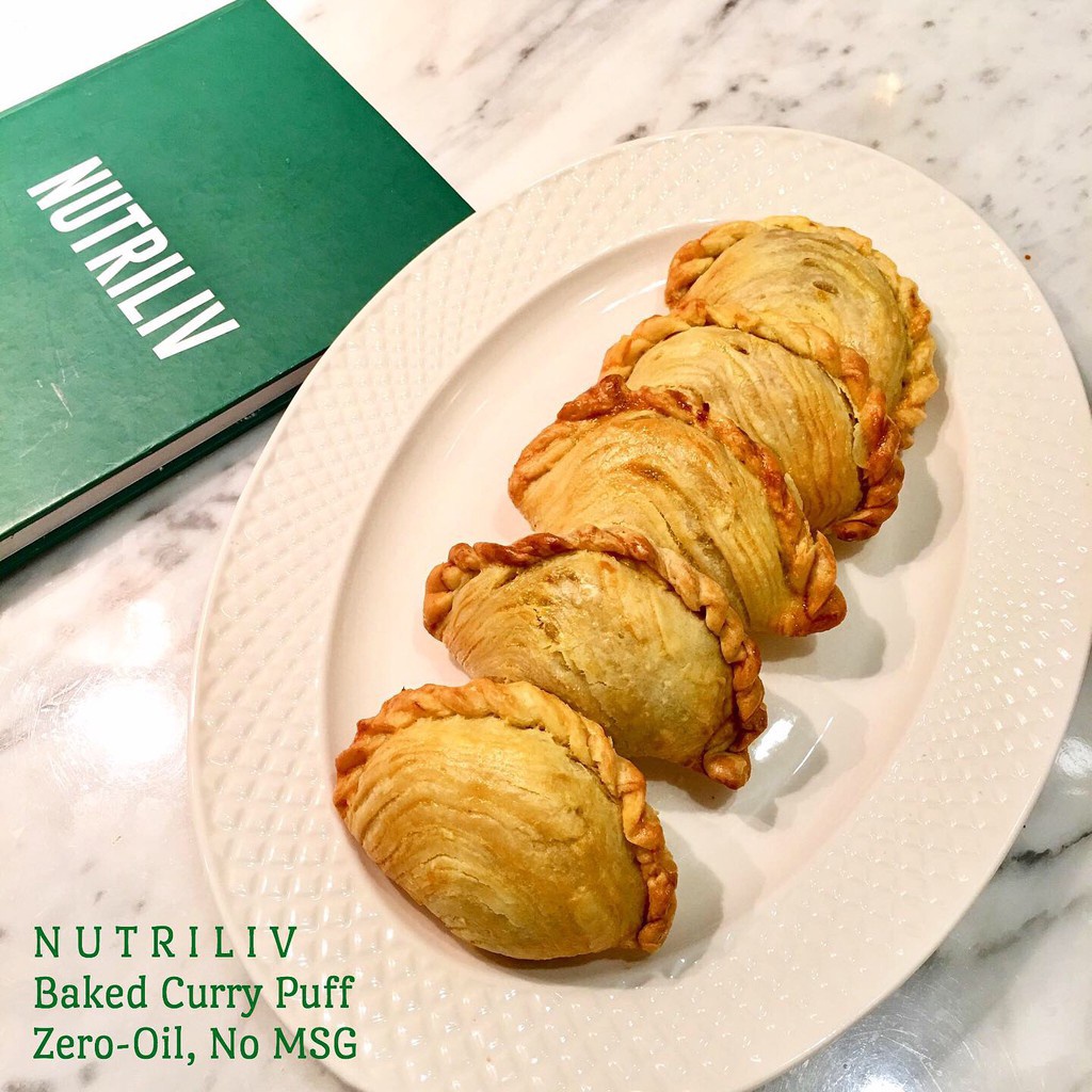 

1212 MALL Nutriliv Baked Curry Puff Isi 5 Pcs Panggang Tidak Digoreng No MSG