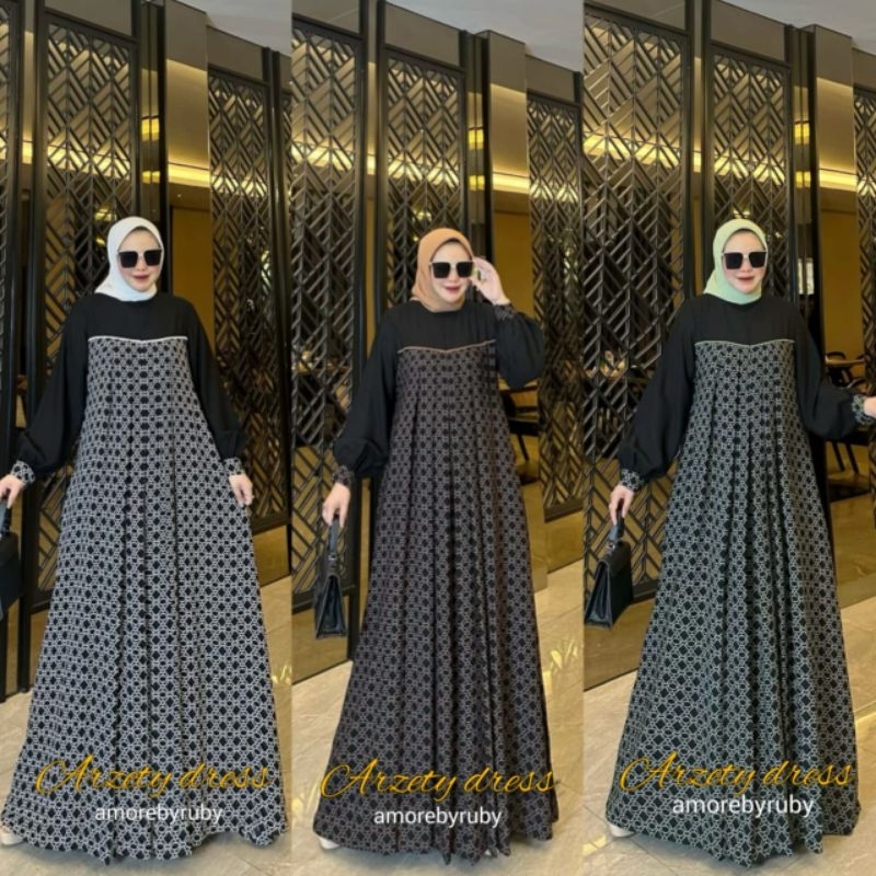 gamis modern gamis simple arzeti dress amore by ruby
