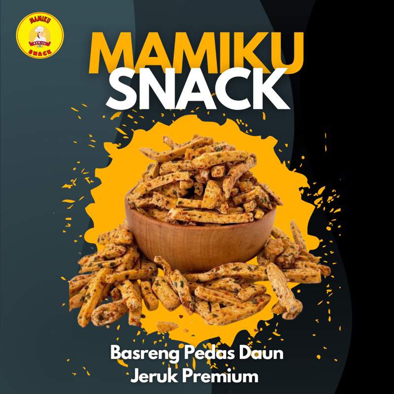 

MAMIKU SNACK - BASRENG PEDAS DAUN JERUK PREMIUM / SNACK / CEMILAN / BASRENG / BASRENG PEDAS / BASRENG DAUN JERUK / BASRENG PREMIUM