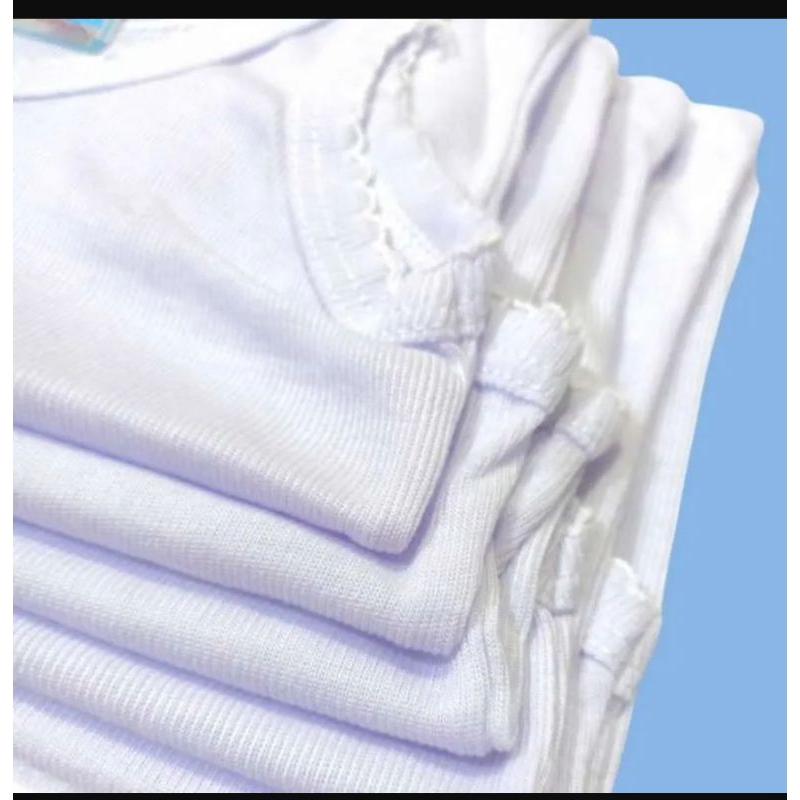 ISI 3 PCS Kaos dalam anak Merk HOSANA warna putih tebal menyerap keringat