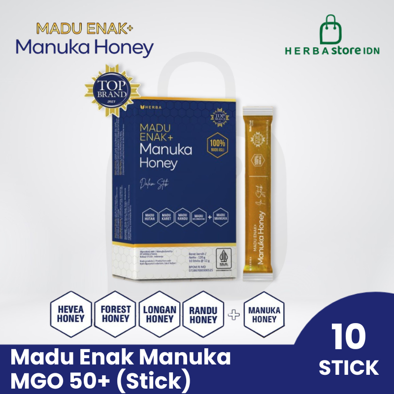 

Madu Enak Manuka MGO50 - 1 Box isi 10 Stick - Madu Asli