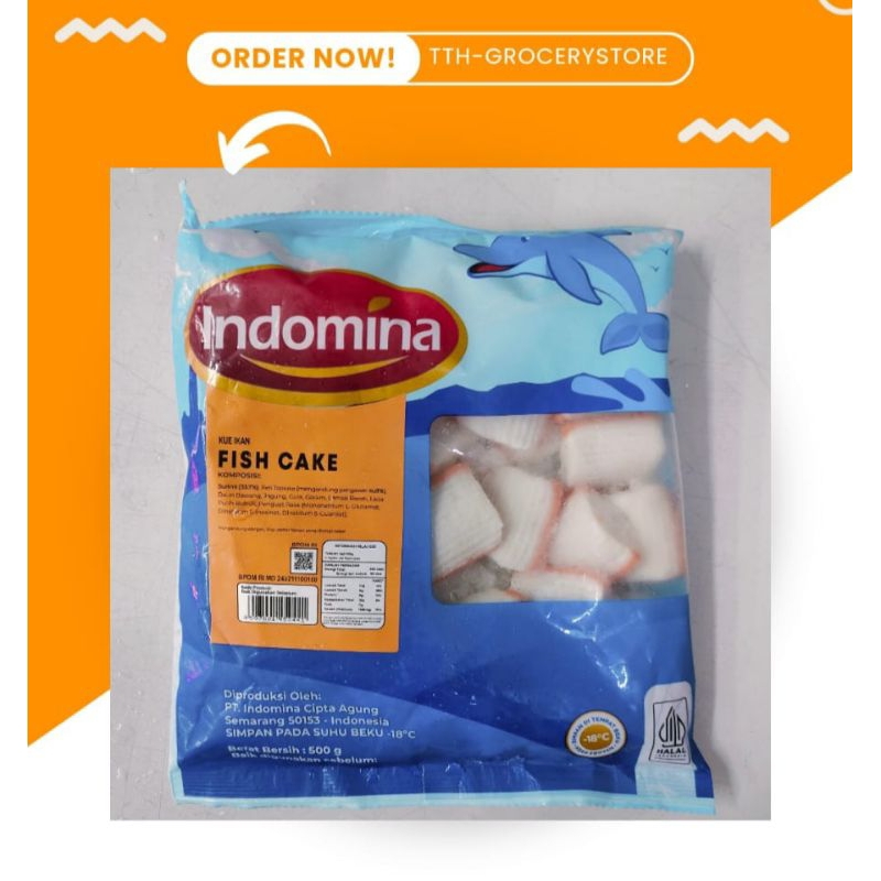 

INDOMINA FISH CAKE 500 GR SUKI STEAMBOAT