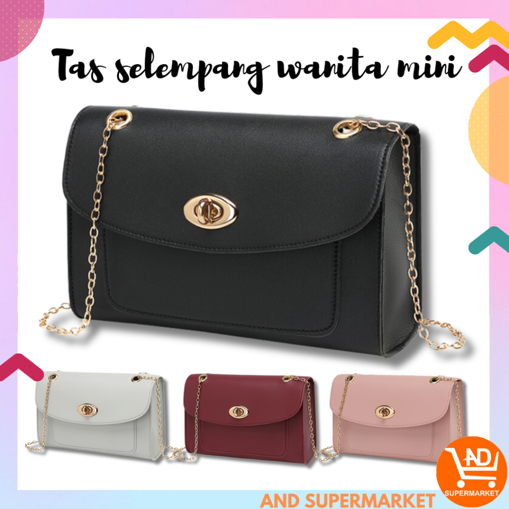 Tas Selempang Wanita Mini Import Tas Jalan Cewek Simple Tas Fashion Cewek Korea T79