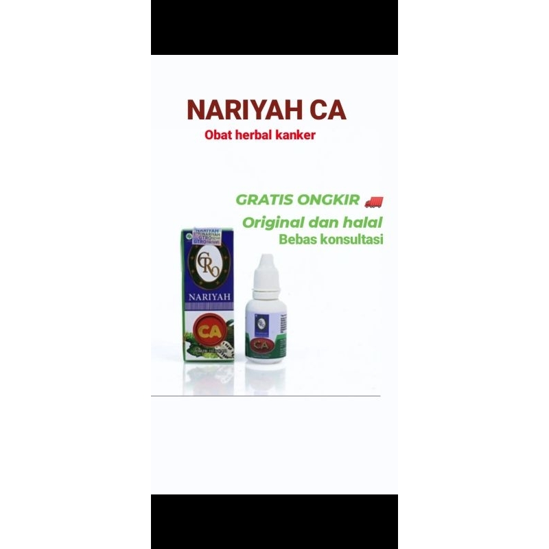 NARIYAH CA , OBAT HERBAL UNTUK KANKER , Asam lambung ISI 20 ML