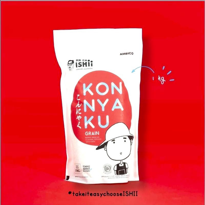 

Mr Ishii Shirataki Rice 1kg Beras Shirataki 1kg Konnyaku Rice Diet Keto