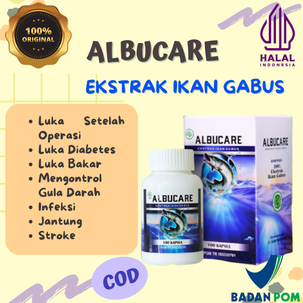 Herbal Ekstrak Ikan Gabus ALBUCARE Kapsul