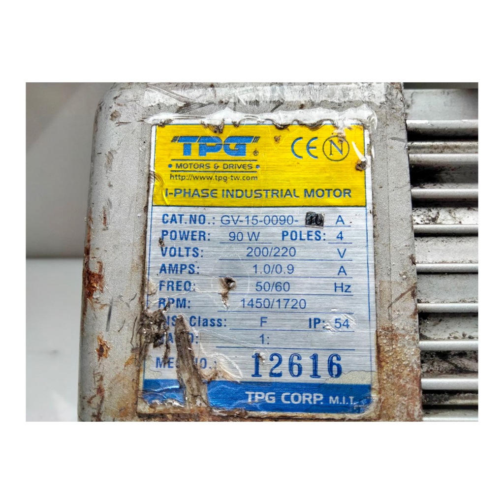 Ac Gearbox Motor TPG 220V 1720RPM