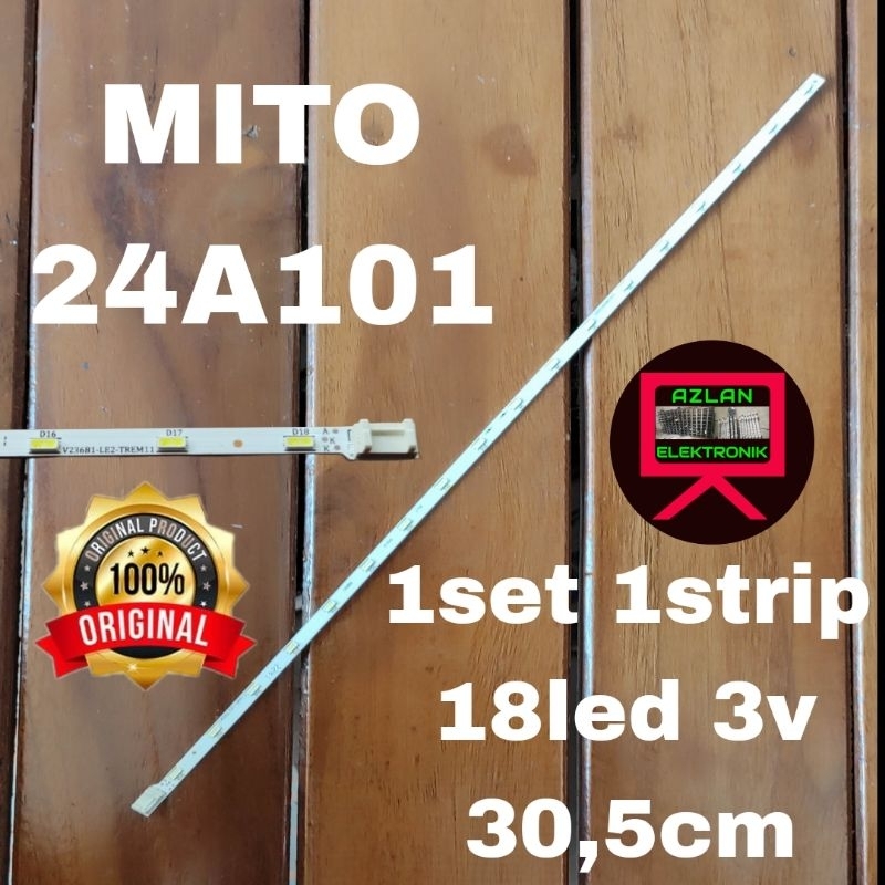 BACKLIGHT TV MITO 24" 24A101 LAMPU BL 24in 18led