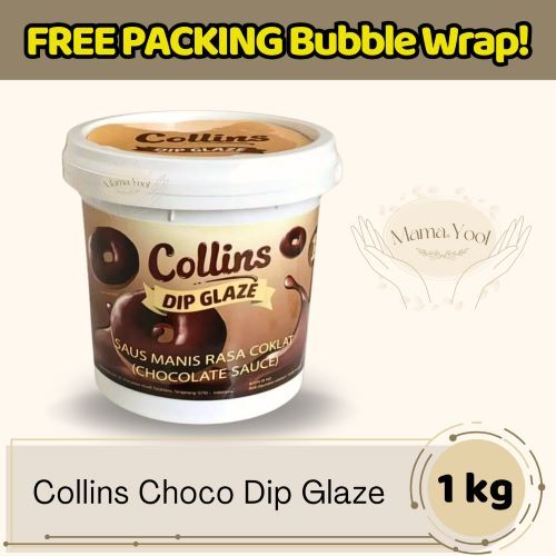 

MAMA.YOOL - Collins Chocolate 1 kg FREE PACKING / Topping Donat Collins Dip Glaze Selai Coklat