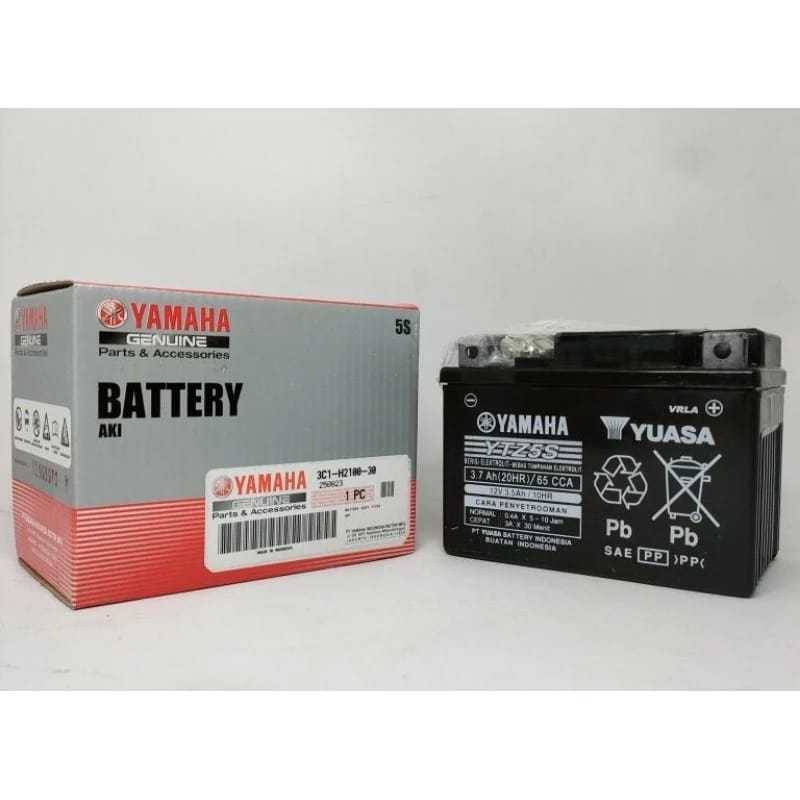 Aki Kering Motor Yamaha YUASA YTZ5S Asli Yamaha Mio j,Soul gt,Karisma,Vixion,Revo absolute,blade, Su