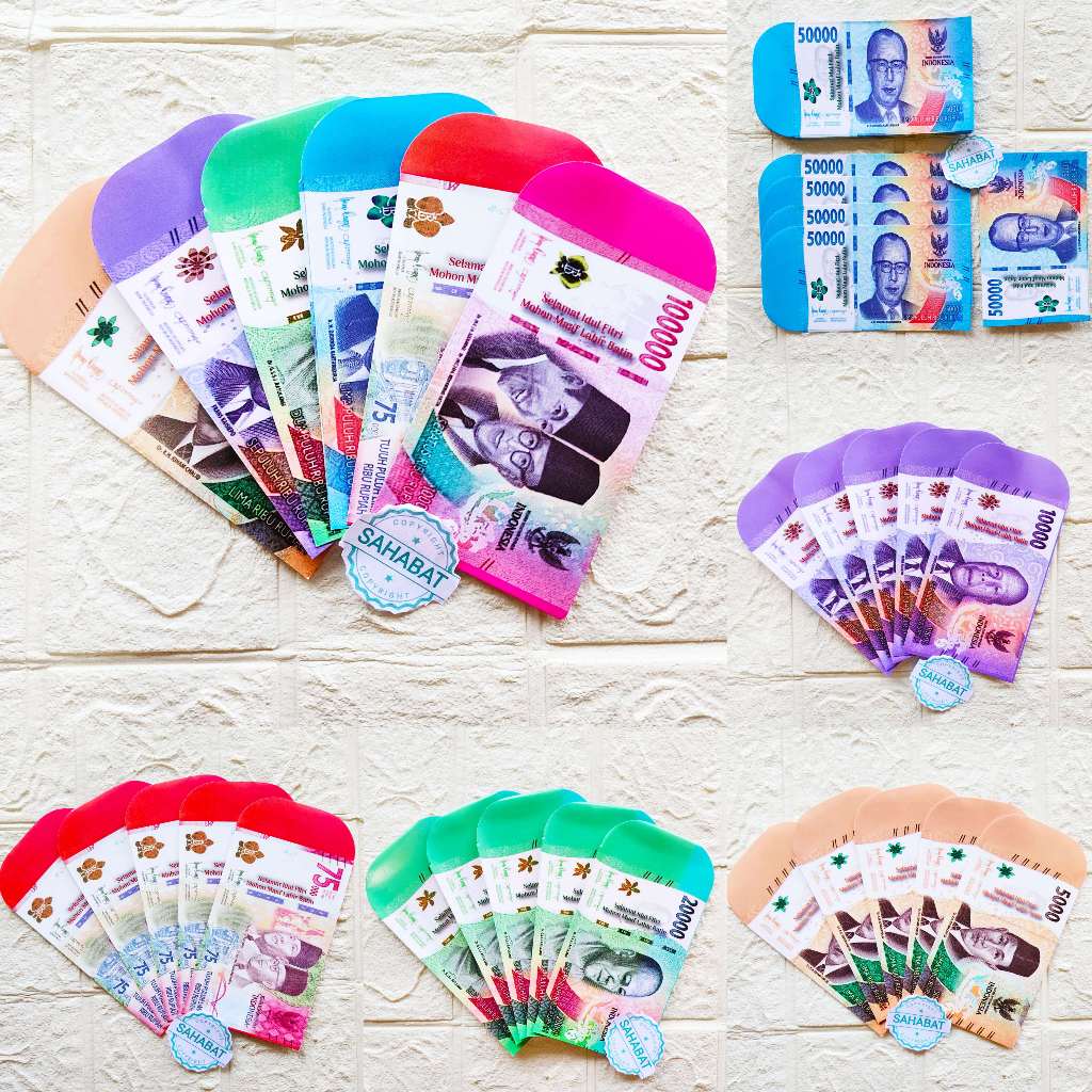 

AMPLOP / ANGPAU LEBARAN KARAKTER UANG MAINAN DAN ATM UKURAN MEDIUM ISI 1 PAK 100 LEMBAR MOTIF CAMPUR