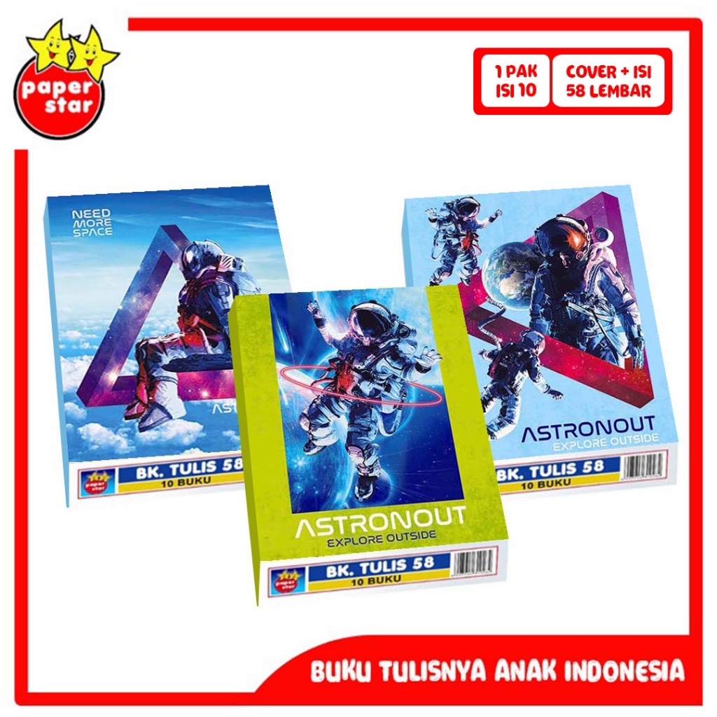 

BUKU TULIS 58 ASTRONOT PAPERSTAR