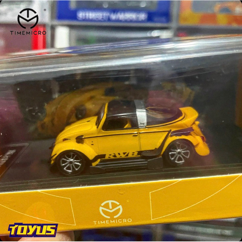 Time Micro - RWB VW Volkswagen Beetle Yellow - Time Model