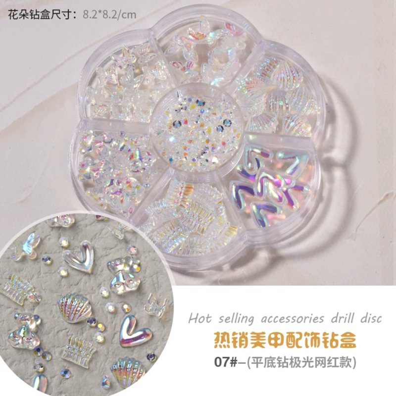 (XM.NAILSUPPLY) ACC NAIL ART GEL IMPORT 7 Sekat Besar Polish