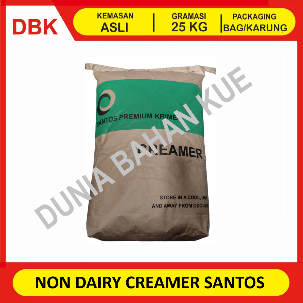 

SANTOS NON DAIRY CREAMER NDC SUSU KRIMER SANTOS - 1 BAG 25 KG