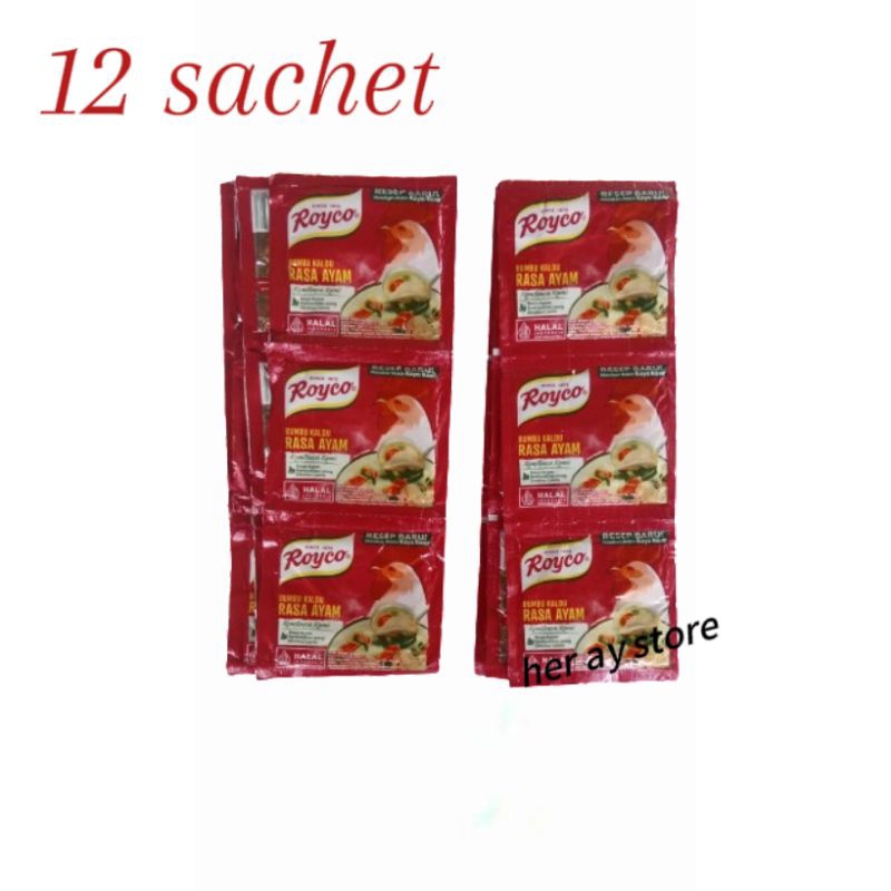 

Royco kaldu ayam renceng isi 12 pcs