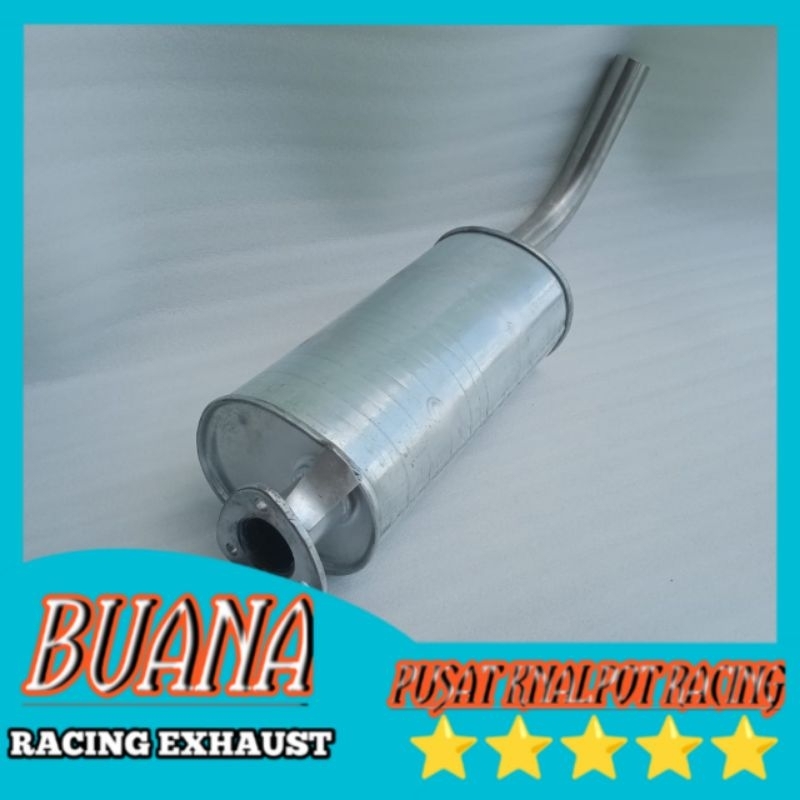 Knalpot Mobil tabung standar galvanis L300 Colt diesel PS100 umplung ragasa pipa stainless steel