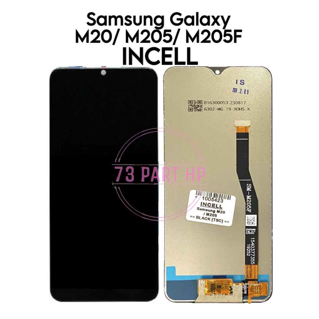 LCD Touchscreen Fullset Samsung Galaxy M20 / M205 / M205F / SM-M205F / SM-M205FN / SM-M205G / SM-M20