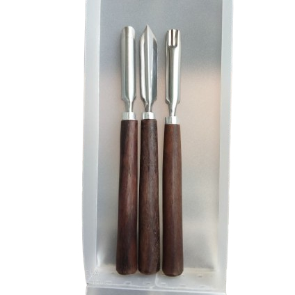 Set 3 pisau ukir buah dan sayur pisau ukir garnish tumpeng