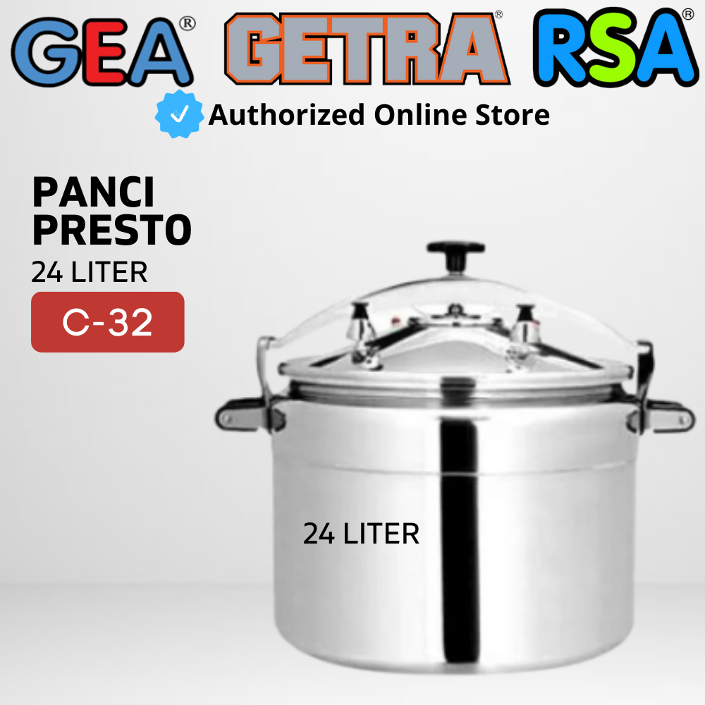 Panci Presto GETRA C-32 24 Liter Alumunium Casing / Panci Presto GETRA C32 ORIGINAL