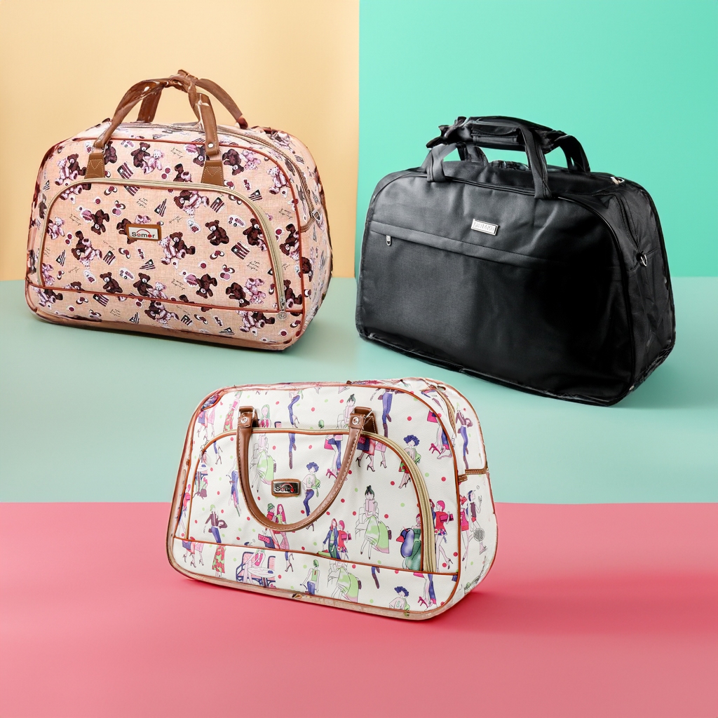 ANTI AIR TAS TRAVEL RE50 BAG PRAKTIS LIPAT FOLDABLE JUMBO BESAR HAND CARRY WIND BLOWS LAUNDRY POLOS 