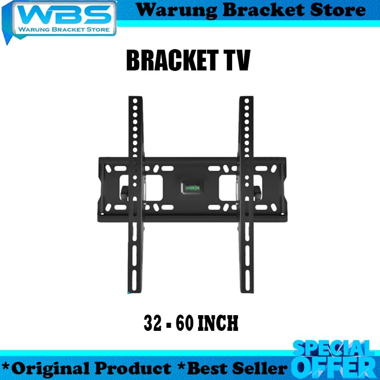 BRACKET TV 32 43 50 55 65 inch LG SAMSUNG SONY TCL COOCAA. ALL Mrek TV