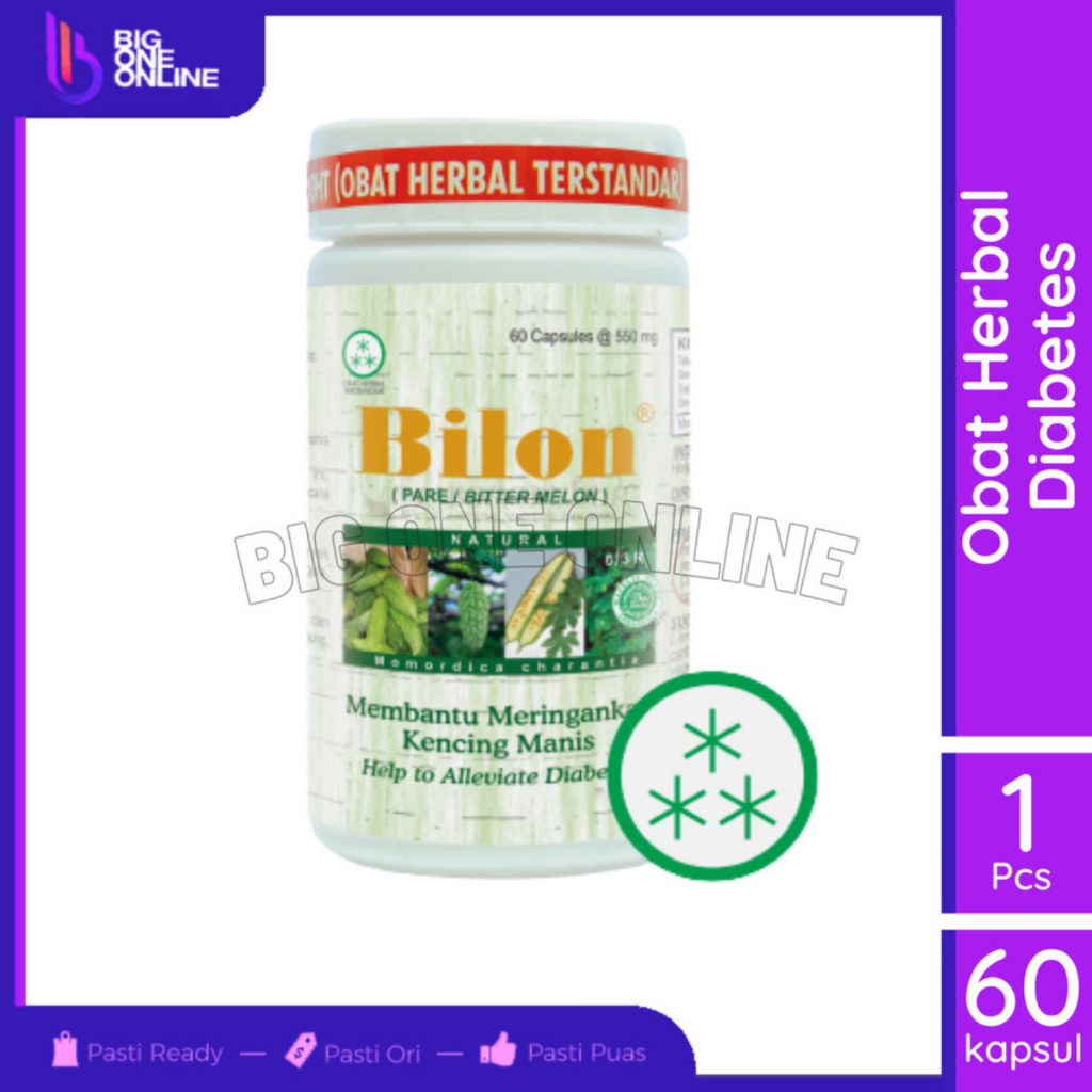 BILON Borobudur Herbal, Ekstrak Lo Han Guo, Diabetes, Kencing Manis