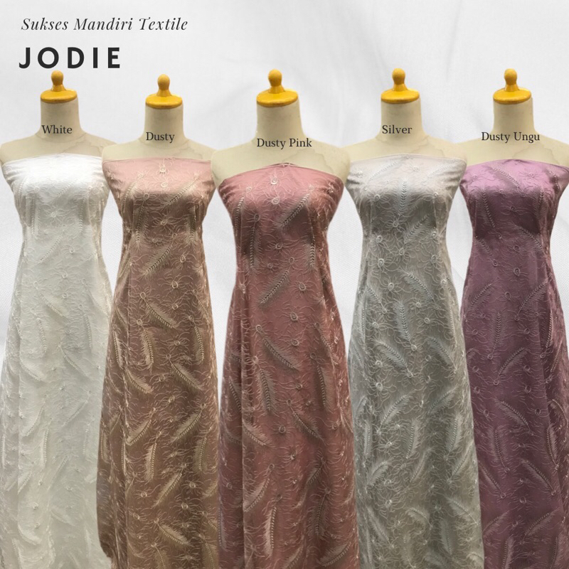 [JODIE] Tile brokat motif daun, Harga per 1/2 meter = 50 cm BAHAN KAIN BRUKAT TILE PREMIUM BROKAT ME