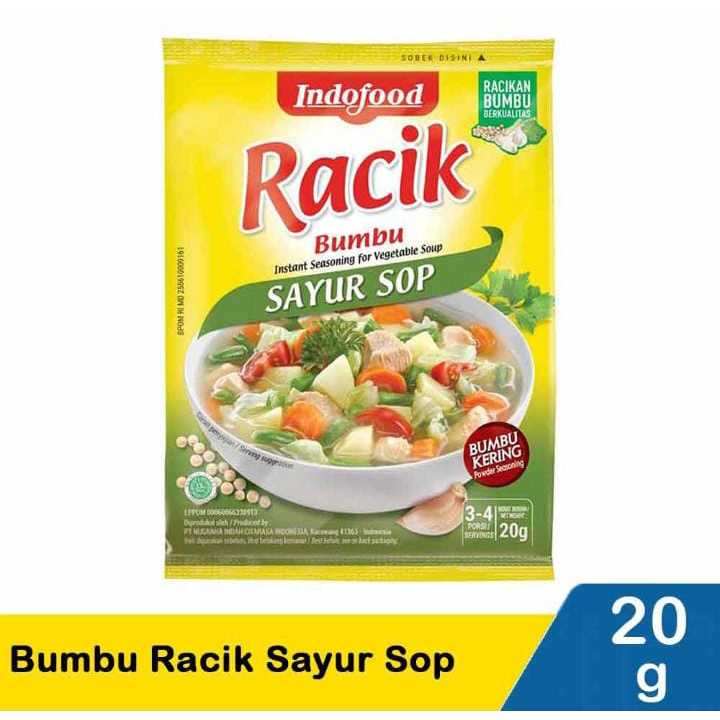 

Indofood Bumbu Racik Sayur Sop 20g