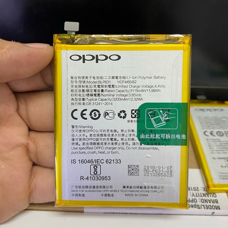 ART P1V Batre Baterai Oppo F3  F5 Copotan Batre oppo F5 Blp631 Copotan Original 1