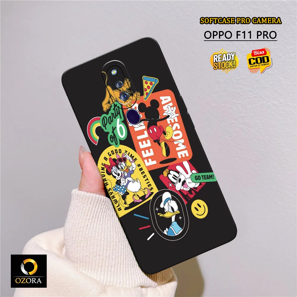 OZORA - Case Oppo F11 Pro Terbaru - Fashion Case KARTUN - Casing Oppo F11 Pro - Softcase Oppo F11 Pr